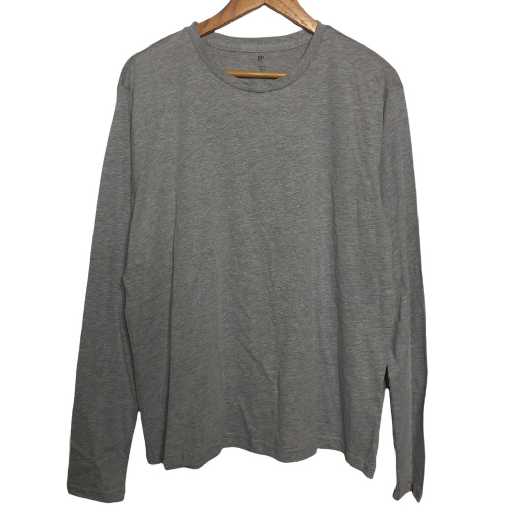 BP Gray Long Sleeves Crew Neck T-Shirt Size Medium NEW